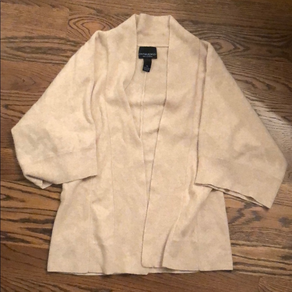 100% cashmere cardigan